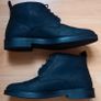 Mens River Island Leather Lace Up Ankle Boots Size 10 Image 2