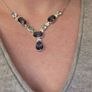 Solid silver pendant with Swarovski crystals Image 8
