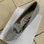 Truffle Silver Mesh Diamond Heels 8uk Image 6