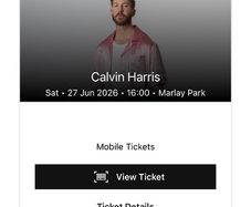 Calvin harris Marley park