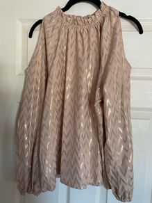 Cold shoulder blouse