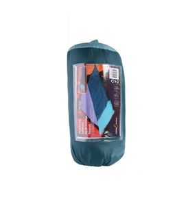 New Marine Blue Sleeping bag in a down-string bag - great for sleepovers, festivals and camping trips