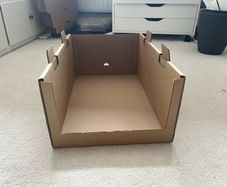 Stackable cardboard shelves picking bins (15 boxes)