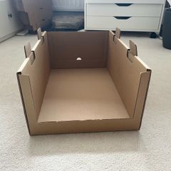 Stackable cardboard shelves picking bins (15 boxes)