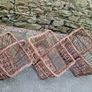 Antique set of graduated wicker baskets Image 2