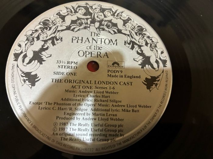 Phantom of the opera Vinyl LP