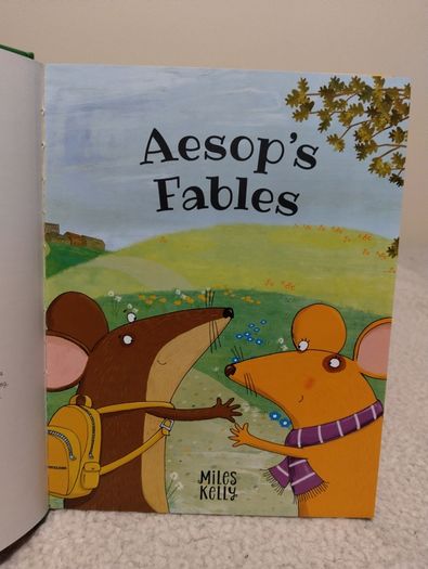 Aesop's Fables hardback storybook collection of stories