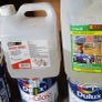 a selection of paint and a paint roller and some good paint brushes Image 7