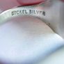 Vintage Nickel Silver Signet Ring - Classic size T Image 9