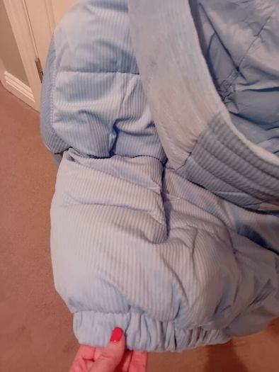 Stunning Benetton Jacket - Light Blue - Size XS Fits UK 10, 12 - BNWT RRP 159