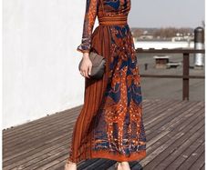Ticosa bohemian-print maxi dress