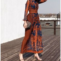 Ticosa bohemian-print maxi dress