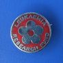 LEUKAEMIA RESEARCH FUND (Blood Cancer UK) - fund-raiser enamel badge (1960's) Image 2