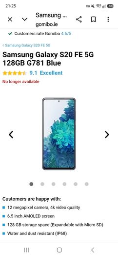 Samsung S20 fe 5G