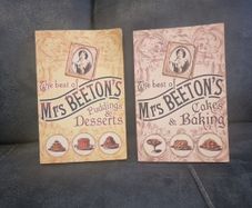 Two book job lot. Mrs Beetons Cakes.Baking and Mrs Beetons Puddings.Desserts.