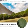 FREE EXPRESS SHIPPING Rain Fly Tent Tarp Hammock Hexagonal,Lightweight Waterproof Camping Shelter, Portable Windproof Snowproof Tarpaulin for Snow Sunshade for Camping Outdoor Travel Image 4