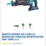 Brand new Makita reciprocating saw for sale. Image 3