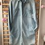 Bnwt gap stonewash shirt dress size small with pockets Image 3