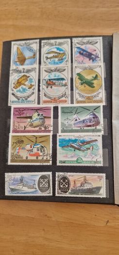 80's CCCP Soviet Post Stamps