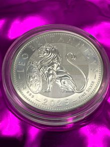 1oz Fine 999 Silver Bullion Lion of Britain 2025.