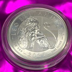 1oz Fine 999 Silver Bullion Lion of Britain 2025.