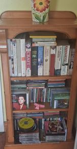 Beautiful Solid Wood Bookshelf / Media Unit