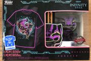 Funko Marvel: Black Panther Blacklight Pop &amp; Tee (Size: M)