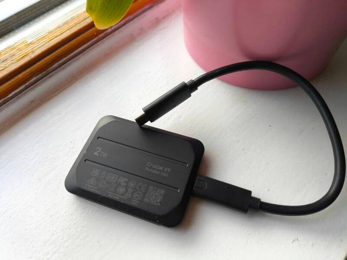 Crucial X9 2TB Portable External SSD Up to 1050MB/s, Works with PlayStation, Xbox, PC and Mac, USB-C 3.2