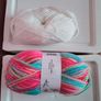 handmade crochet heart basket Image 6