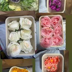 Wreath making flowers and accessories