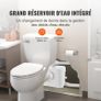 Macerator Pump, 700W, 9600 L/h Flow, 32.8 ft/10 m Head, Macerator Sewerage Sump Pump with 3 Water Inlets for Toilet, Basement, Kitchen, Sink, Shower, Bathtub Waste Water Disposal Upflush Machine Image 5