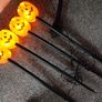 Set of x4 Plug In Halloween Pumpkin Stake Lights Image 8