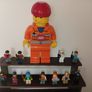 Collection Of Lego Mini Figures Plus Large Torch figure Originals In Good Order With Extras Image 5