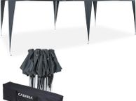 main image for ad Gazebo 3 x 6 m Pop-Up Blue Water-Repellent with Bag UV Protection Folding Gazebo Garden Tent Party Tent