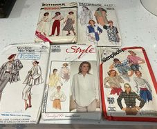 Vintage Paper Fashion Patterns