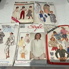 Vintage Paper Fashion Patterns