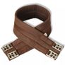 Horse Riding Saddle Set 17.5" Real Leather Brown 12 cm 5-in-1 Image 9