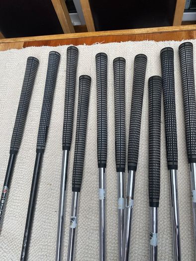 Taylor Made golf clubs left hand