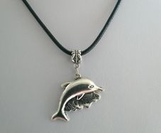 Best Friends Dolphin Pendant