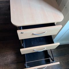 2 sets of office drawers.