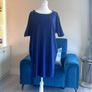 Ladies Navy Dress with Pockets from East Size UK 18 / EU 46 Image 4
