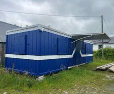 Office container 10ft x 30ft ,Canopy