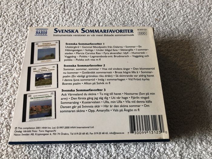 Svenska Sommarfavoriter 3 CD Boxset