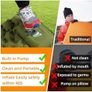 Waterproof Lightweight Camping Sleeping Pad Foot Press Inflatable Pad Air Mattress with Pillow for Backpacking, Hiking, Camping, Traveling (Green) Image 3