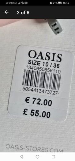 beautiful new Oasis wrap overdress
