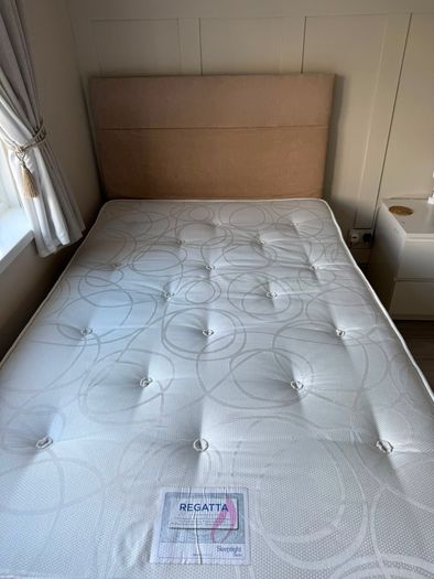Small Double Ottoman Bed  Mattress &Headboard