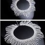 Luxury Bridal  Tassel Collar Choker Necklace Set Image 2