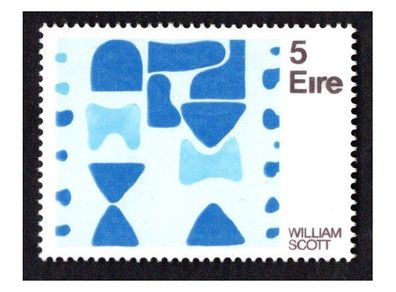 1973 Ireland contemporary Irish Art - Painting By W. Scott Commemorative Stamp Mint Never Hinged (MNH)