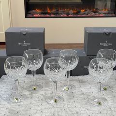 Waterford Crystal Lismore Goblets x 6