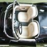 Vintage Bburago Chevrolet Corvette 1957 Convertible Black And White 1/18 Scale Image 10